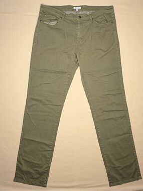 Peter Millar Olive Green Slim Straight Chinos 38x32 777